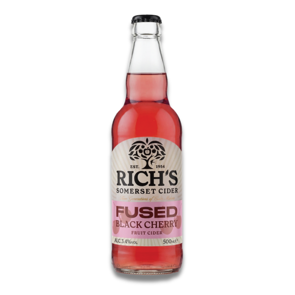 Black Cherry Cider, Fruit Cider, Richs Cider
